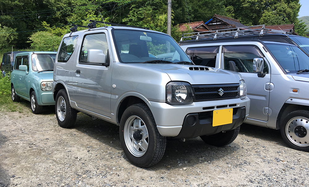 ジムニー JB23W-3型 タイヤ付き純正鉄ホイール