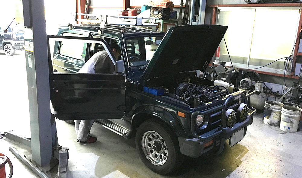 ジムニーシエラＪＢ３１Ｗ納車整備開始です～！！ＪＢ２３ジャダー修理 