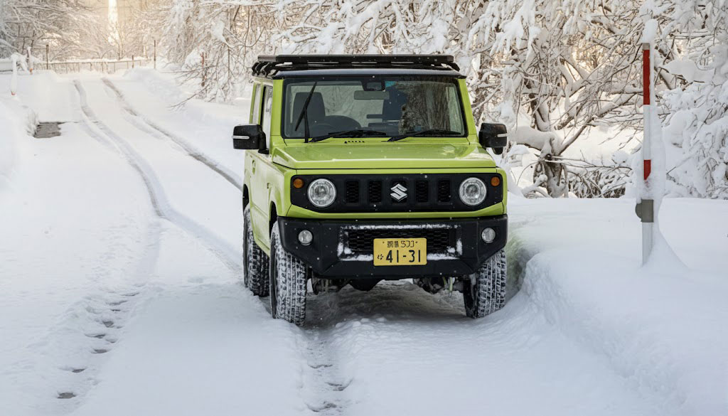冬はジムニーでも「スタック」に要注意！専門店が教える雪道のレスキュー神アイテム3選!!