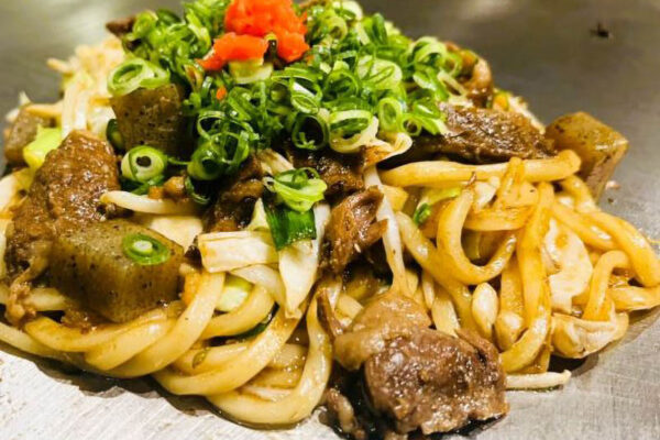 牛すじ焼きうどん 牛すじ焼きうどん